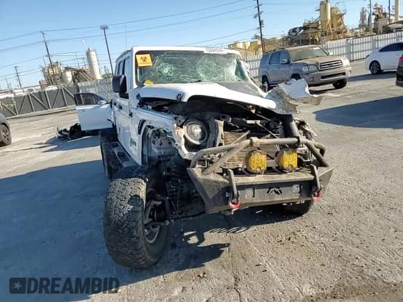 2021 Jeep Wrangler Unlimited Sport with VIN 1C4HJXKN6MW652237, listed as a Copart auction lot 75054554 with Not provided miles and Salvage title. Bid and sale history available at DreamBid. Image 10.
