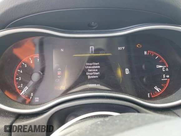 2019 Dodge Durango SXT with VIN 1C4RDHAG2KC769705, listed as a Copart auction lot 67413025 with 198,889 mi miles and Salvage title. Bid and sale history available at DreamBid. Image 9.