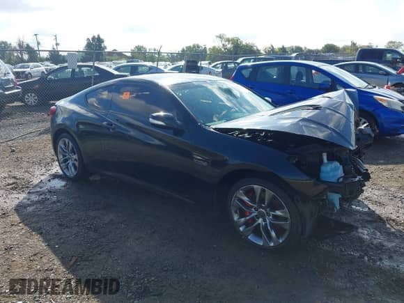 2014 Hyundai Genesis Coupe Ultimate with VIN KMHHU6KJXEU119489, listed as a IAAI auction lot 43234448 with Not provided miles and . Bid and sale history available at DreamBid. Image 1.