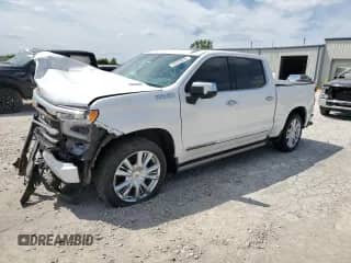 2022 Chevrolet Silverado 1500 High Country с VIN 3GCUDJET2NG557476, выставлен на аукционе Copart как лот 63725914 с пробегом Не указан миль и Списание • Salvage title. История ставок и продаж доступна на DreamBid. Изображение 1.