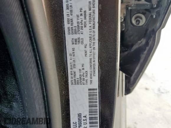 2023 Ram 1500 Big Horn z VIN 1C6RREBG1PN608585, wystawiony jako Copart lot #70841735 z przebiegiem 16 638 mil mil oraz Czysty tytuł • Clean title. Historia ofert i sprzedaży dostępna na DreamBid. Obrazek 12.