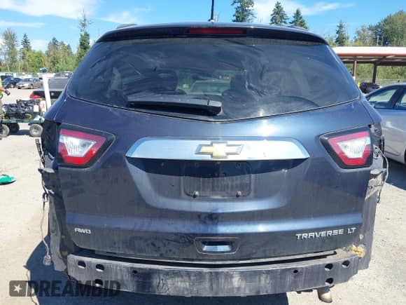 2015 Chevrolet Traverse LT with VIN 1GNKVHKD6FJ166316, listed as a IAAI auction lot 42943532 with 128,112 mi miles and . Bid and sale history available at DreamBid. Image 17.