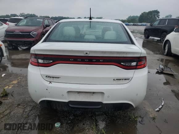 2015 Dodge Dart Limited with VIN 1C3CDFCB4FD142312, listed as a Copart auction lot 59571595 with 149,057 mi miles and Salvage title. Bid and sale history available at DreamBid. Image 6.