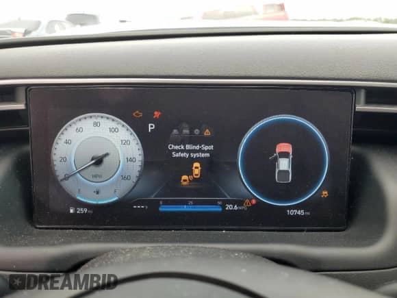 2022 Hyundai Santa Cruz SEL с VIN 5NTJC4AE3NH032434, выставлен на аукционе Copart как лот 71065075 с пробегом 10 745 миль миль и Списание • Salvage title. История ставок и продаж доступна на DreamBid. Изображение 9.