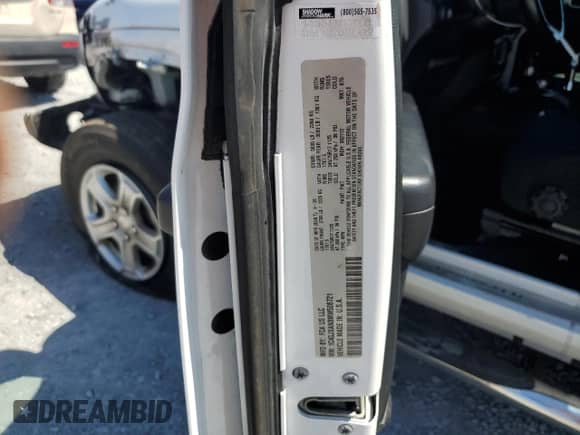 2021 Jeep Wrangler Sport S с VIN 1C4GJXAN8MW508721, выставлен на аукционе Copart как лот 81363525 с пробегом 51 971 миль миль и Списание • Salvage title. История ставок и продаж доступна на DreamBid. Изображение 13.