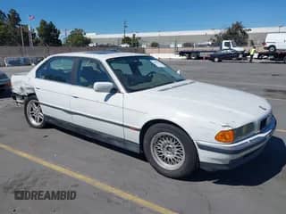 1998 BMW 7 Series 740iL with VIN WBAGJ8328WDM15945, listed as a IAAI auction lot 42809205 with 239,449 mi miles and . Bid and sale history available at DreamBid. Image 1.