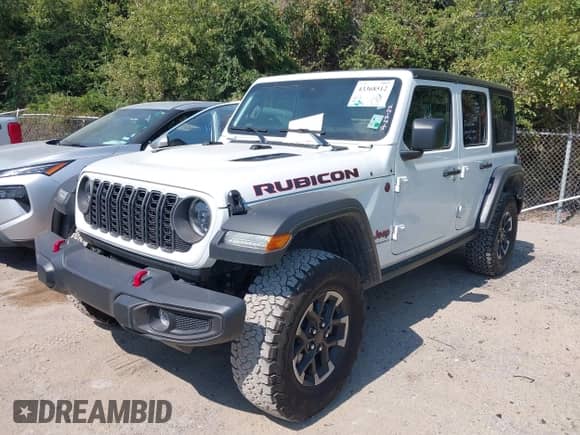 2025 Jeep Wrangler Rubicon with VIN 1C4PJXFN2SW526895, listed as a IAAI auction lot 43368512 with 15,908 mi miles and . Bid and sale history available at DreamBid. Image 17.