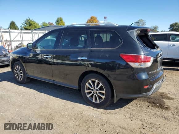 2015 Nissan Pathfinder S with VIN 5N1AR2MM1FC661011, listed as a Copart auction lot 82429275 with 95,837 mi miles and Clean title. Bid and sale history available at DreamBid. Image 2.