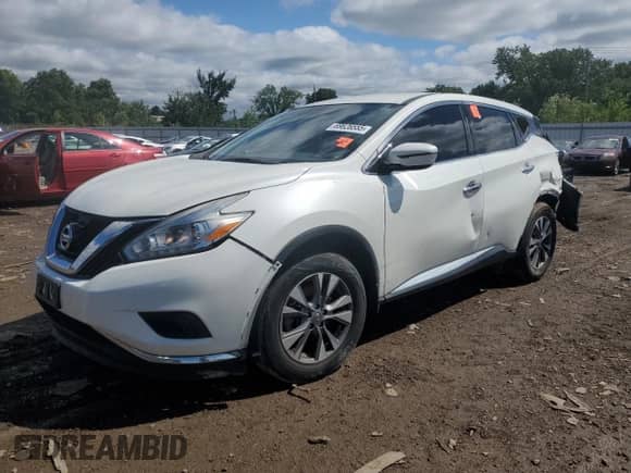 2016 Nissan Murano Platinum with VIN 5N1AZ2MH6GN163993, listed as a Copart auction lot 69626555 with 116,095 mi miles and Salvage title. Bid and sale history available at DreamBid. Image 1.