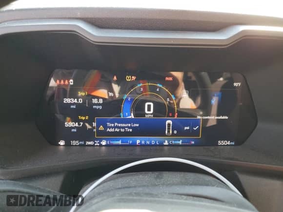 2024 Chevrolet Colorado 4WD Trail Boss with VIN 1GCPTEEK0R1149108, listed as a Copart auction lot 70298004 with 5,504 mi miles and Salvage title. Bid and sale history available at DreamBid. Image 9.