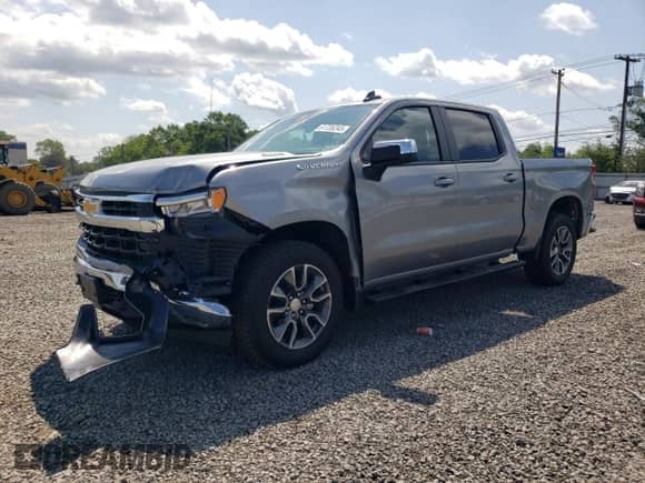 2025 Chevrolet Silverado 1500 with VIN 3GCPKKEK4SG306616, listed as a Copart auction lot 62552835 with 717 mi miles and Salvage title. Bid and sale history available at DreamBid. Image 1.