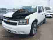 2012 Chevrolet Tahoe Commercial with VIN 1GNLC2E0XCR284690, listed as a IAAI auction lot 43044565 with 123,000 mi miles and . Bid and sale history available at DreamBid. Image 2.