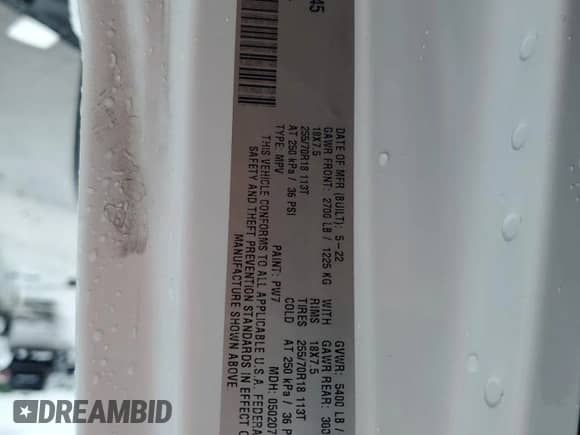 2022 Jeep Wrangler Unlimited Willys с VIN 1C4HJXDN9NW242045, выставлен на аукционе Copart как лот 59857985 с пробегом 34 970 миль миль и Списание • Salvage title. История ставок и продаж доступна на DreamBid. Изображение 13.