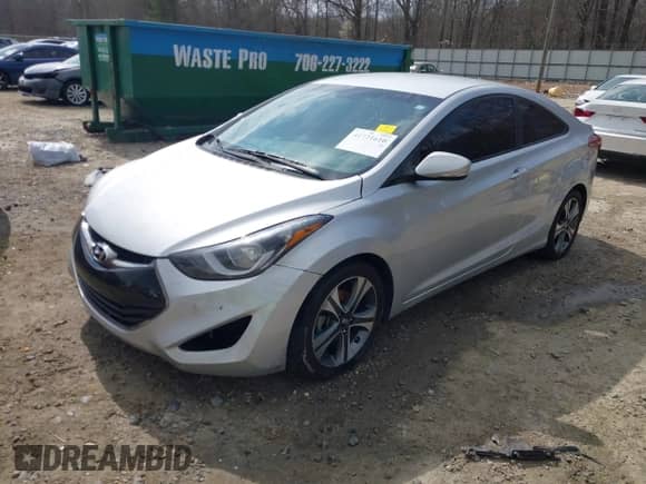 2014 Hyundai Elantra with VIN KMHDH6AH3EU026718, listed as a IAAI auction lot 41721610 with 109,338 mi miles and . Bid and sale history available at DreamBid. Image 6.