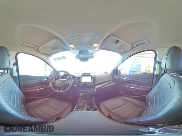 2017 Ford Escape Titanium with VIN 1FMCU9J96HUD28588, listed as a Copart auction lot 80167355 with 94,347 mi miles and Salvage title. Bid and sale history available at DreamBid. Image 16.