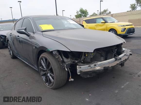 2022 Lexus IS 350 F Sport with VIN JTHGZ1B25N5049101, listed as a IAAI auction lot 42373946 with 29,544 mi miles and . Bid and sale history available at DreamBid. Image 1.