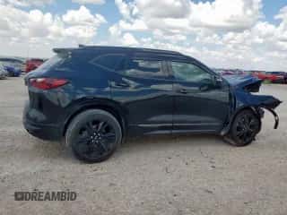 2021 Chevrolet Blazer RS z VIN 3GNKBERS9MS583842, wystawiony jako Copart lot #71170695 z przebiegiem 31 567 mil mil oraz Szkoda całkowita • Salvage title. Historia ofert i sprzedaży dostępna na DreamBid. Obrazek 3.