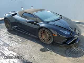2020 Lamborghini Huracan с VIN ZHWUT5ZF7LLA15041, выставлен на аукционе Copart как лот 51622995 с пробегом 24 527 миль миль и Списание • Salvage title. История ставок и продаж доступна на DreamBid. Изображение 4.