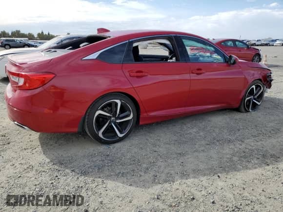 2018 Honda Accord Sport z VIN 1HGCV1F35JA082830, wystawiony jako Copart lot #82148385 z przebiegiem 42 746 mil mil oraz Szkoda całkowita • Salvage title. Historia ofert i sprzedaży dostępna na DreamBid. Obrazek 3.