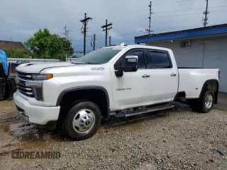 2022 Chevrolet Silverado 3500HD High Country с VIN 1GC4YVEY9NF277496, выставлен на аукционе Copart как лот 54762675 с пробегом Не указан миль и Списание • Salvage title. История ставок и продаж доступна на DreamBid. Изображение 1.