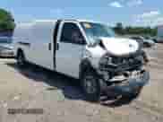 2003 Chevrolet Express Cargo with VIN 1GCHG39U531219850, listed as a Copart auction lot 66081515 with 113,575 mi miles and Salvage title. Bid and sale history available at DreamBid. Image 4.