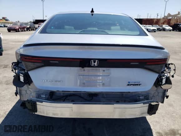 2024 Honda Accord Sport-L with VIN 1HGCY2F79RA057909, listed as a Copart auction lot 57499545 with 15,910 mi miles and Salvage title. Bid and sale history available at DreamBid. Image 6.
