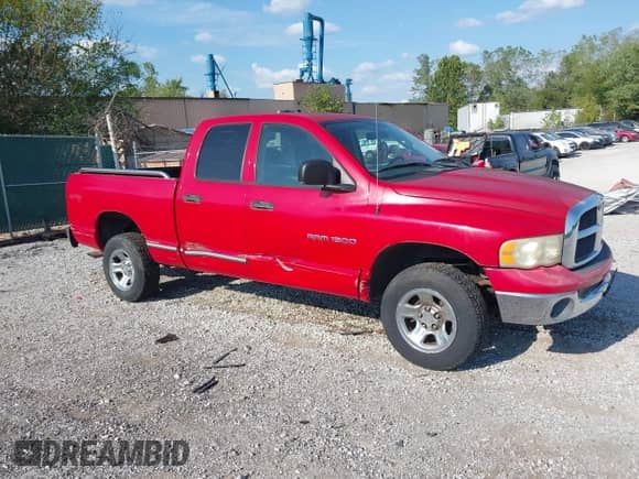 2003 Dodge 1500 ST with VIN 1D7HU18N63J578024, listed as a IAAI auction lot 43368609 with 135,592 mi miles and . Bid and sale history available at DreamBid. Image 1.