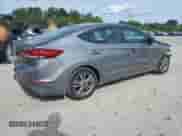 2018 Hyundai Elantra Limited with VIN KMHD84LF7JU556877, listed as a Copart auction lot 58473415 with 92,608 mi miles and Salvage title. Bid and sale history available at DreamBid. Image 3.