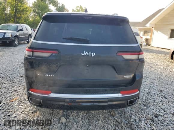 2021 Jeep Grand Cherokee Summit Reserve with VIN 1C4RJKEG5M8127629, listed as a Copart auction lot 71710115 with 54,655 mi miles and Salvage title. Bid and sale history available at DreamBid. Image 6.