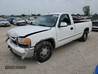1999 GMC Sierra 1500 SL z VIN 1GTEC14V3XE544949, wystawiony jako Copart lot #68512264 z przebiegiem Nie podano mil oraz Szkoda całkowita • Salvage title. Historia ofert i sprzedaży dostępna na DreamBid. Obrazek 1.