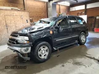2005 Chevrolet Tahoe LT z VIN 1GNEK13T35J181695, wystawiony jako Copart lot #71793055 z przebiegiem Nie podano mil oraz Szkoda całkowita • Salvage title. Historia ofert i sprzedaży dostępna na DreamBid. Obrazek 1.