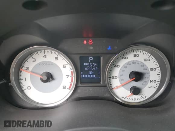 2012 Subaru Impreza Limited with VIN JF1GJAH68CH031051, listed as a Copart auction lot 70027105 with 169,542 mi miles and Salvage title. Bid and sale history available at DreamBid. Image 9.