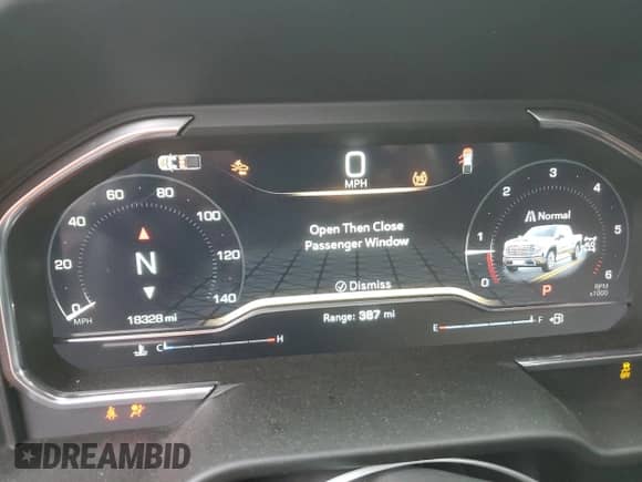 2024 GMC Sierra 1500 Denali Ultimate with VIN 1GTUUHEL0RZ275948, listed as a Copart auction lot 84424164 with 18,328 mi miles and Salvage title. Bid and sale history available at DreamBid. Image 9.