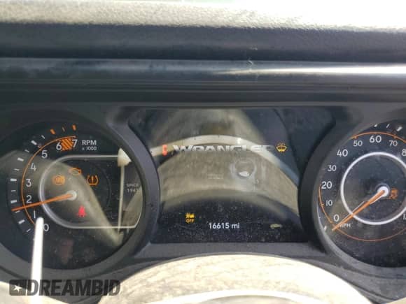 2024 Jeep Wrangler Sport with VIN 1C4PJXKN9RW169375, listed as a Copart auction lot 63098364 with 16,615 mi miles and Salvage title. Bid and sale history available at DreamBid. Image 9.