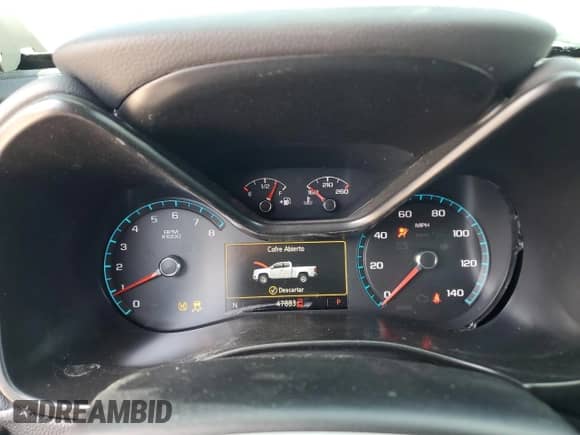 2022 Chevrolet Colorado 4WD Z71 with VIN 1GCGTDENXN1302494, listed as a Copart auction lot 71361025 with 47,883 mi miles and Salvage title. Bid and sale history available at DreamBid. Image 9.