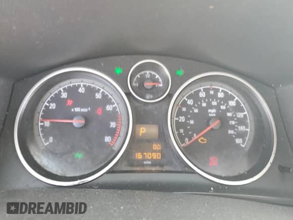 2008 Saturn Astra XR with VIN W08AT671385077062, listed as a Copart auction lot 55727034 with 167,090 mi miles and Salvage title. Bid and sale history available at DreamBid. Image 9.