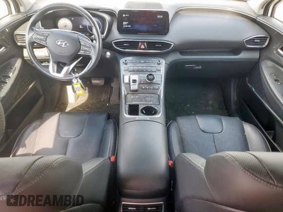 2021 Hyundai Santa Fe Limited with VIN 5NMS44AL8MH320153, listed as a Copart auction lot 66948455 with 39,567 mi miles and Salvage title. Bid and sale history available at DreamBid. Image 8.