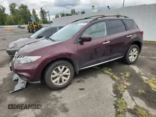 2014 Nissan Murano SV with VIN JN8AZ1MW2EW520675, listed as a Copart auction lot 81677725 with 179,744 mi miles and Salvage title. Bid and sale history available at DreamBid. Image 1.