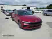 2025 Hyundai Elantra Limited with VIN KMHLN4DJXSU131484, listed as a Copart auction lot 69449065 with 9,349 mi miles and Salvage title. Bid and sale history available at DreamBid. Image 13.