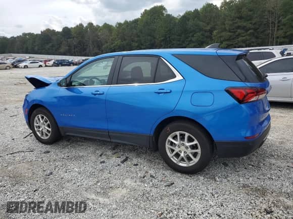 2024 Chevrolet Equinox LT с VIN 3GNAXKEGXRS106597, выставлен на аукционе Copart как лот 81806875 с пробегом 30 818 миль миль и Списание • Salvage title. История ставок и продаж доступна на DreamBid. Изображение 2.