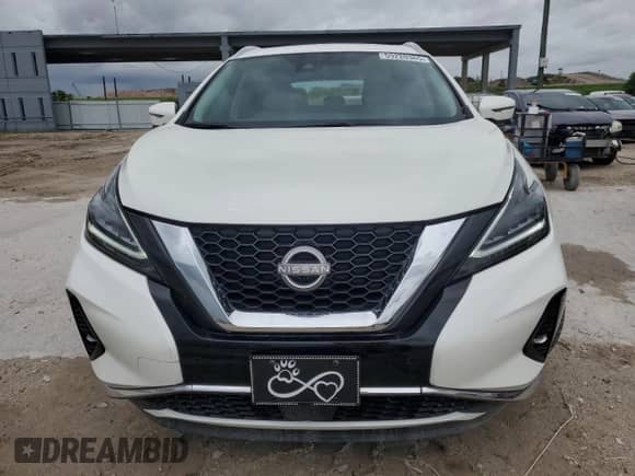 2023 Nissan Murano Platinum with VIN 5N1AZ2DS3PC130182, listed as a Copart auction lot 59220365 with 24,833 mi miles and Salvage title. Bid and sale history available at DreamBid. Image 5.
