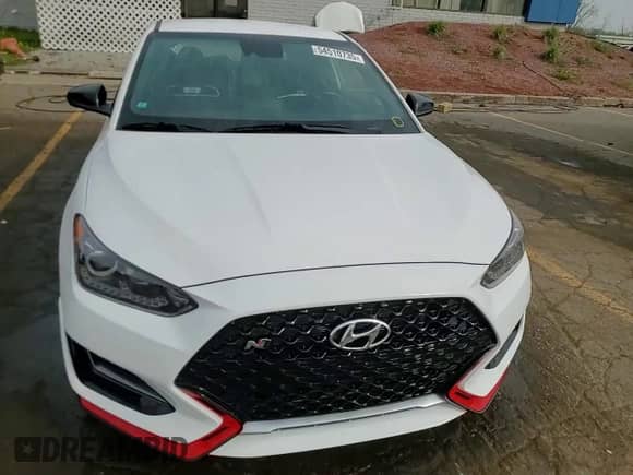 2022 Hyundai Veloster z VIN KMHT36AH1NU013346, wystawiony jako Copart lot #54510735 z przebiegiem 50 303 mil mil oraz Szkoda całkowita • Salvage title. Historia ofert i sprzedaży dostępna na DreamBid. Obrazek 14.