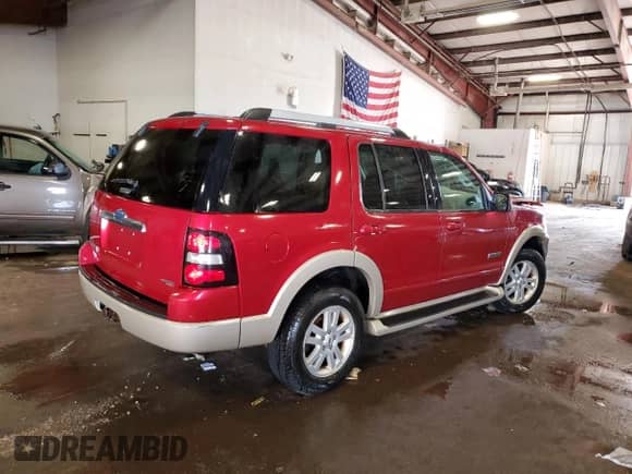 2006 Ford Explorer Eddie Bauer z VIN 1FMEU74EX6UA88027, wystawiony jako Copart lot #80069885 z przebiegiem Nie podano mil oraz Czysty tytuł • Clean title. Historia ofert i sprzedaży dostępna na DreamBid. Obrazek 3.