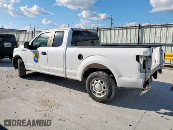 2018 Ford F-150 XL with VIN 1FTEX1CB2JKD38414, listed as a Copart auction lot 80480605 with 43,405 mi miles and Salvage title. Bid and sale history available at DreamBid. Image 2.