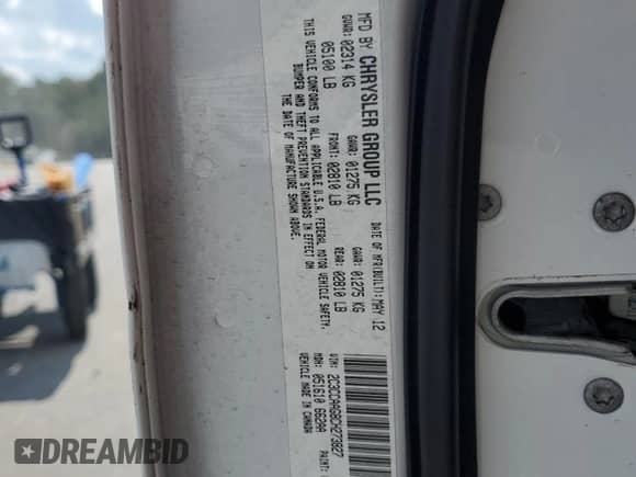 2012 Chrysler 300 с VIN 2C3CCAAG8CH273827, выставлен на аукционе Copart как лот 84241145 с пробегом 129 166 миль миль и Списание • Salvage title. История ставок и продаж доступна на DreamBid. Изображение 12.