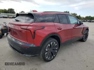 2024 Chevrolet Blazer EV eAWD RS с VIN 3GNKDCRJ1RS163974, выставлен на аукционе Copart как лот 74602734 с пробегом 12 миль миль и Списание • Salvage title. История ставок и продаж доступна на DreamBid. Изображение 3.