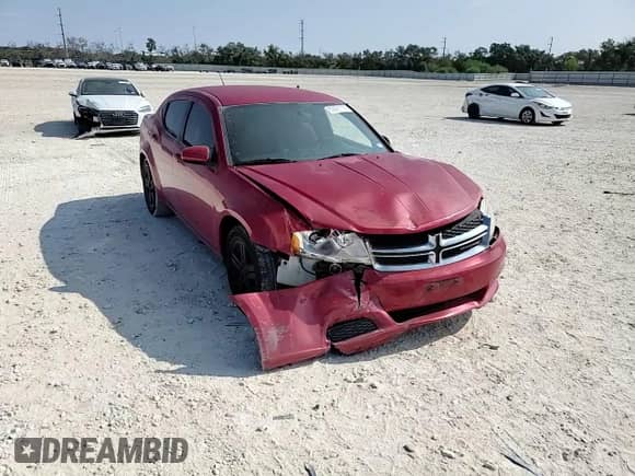 2012 Dodge Avenger SXT with VIN 1C3CDZCB4CN222135, listed as a Copart auction lot 82631115 with 66,471 mi miles and Salvage title. Bid and sale history available at DreamBid. Image 13.