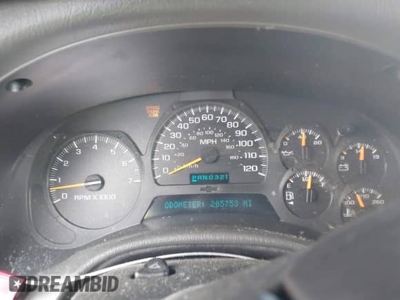 2003 Chevrolet TrailBlazer LT с VIN 1GNDS13S032105233, выставлен на аукционе IAAI как лот 42677019 с пробегом 205 753 миль миль и . История ставок и продаж доступна на DreamBid. Изображение 7.