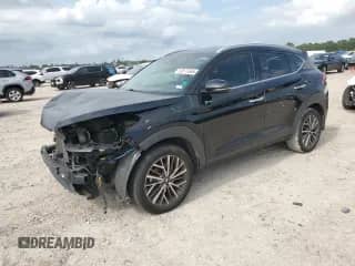 2019 Hyundai Tucson Ultimate with VIN KM8J33AL1KU895611, listed as a Copart auction lot 53873365 with 86,531 mi miles and Salvage title. Bid and sale history available at DreamBid. Image 1.