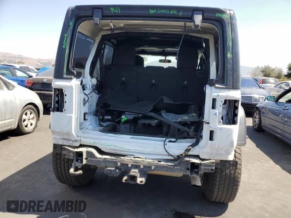 2021 Jeep Wrangler Unlimited Sport S with VIN 1C4HJXDN2MW679707, listed as a Copart auction lot 70348905 with 49,386 mi miles and Salvage title. Bid and sale history available at DreamBid. Image 6.